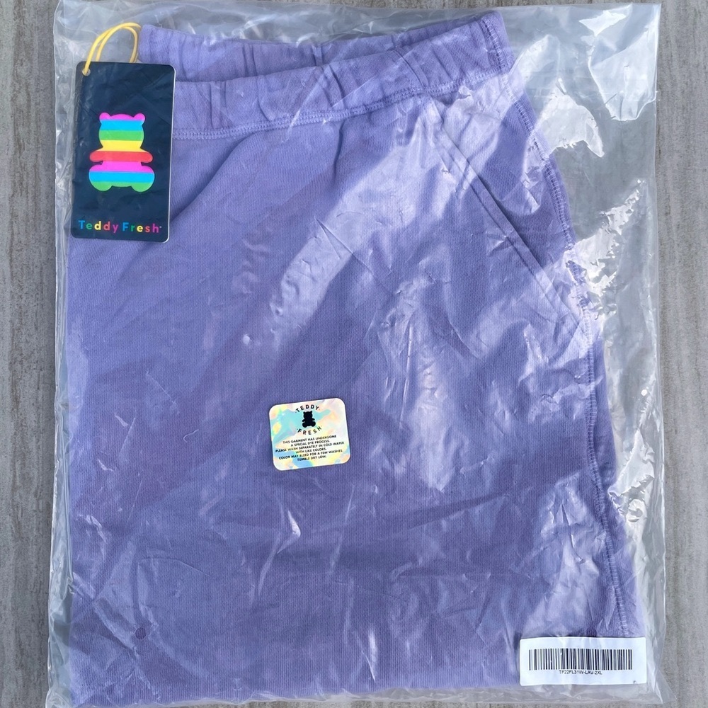 Teddy Fresh Lavender Purple Shorts Size 2XL NWT